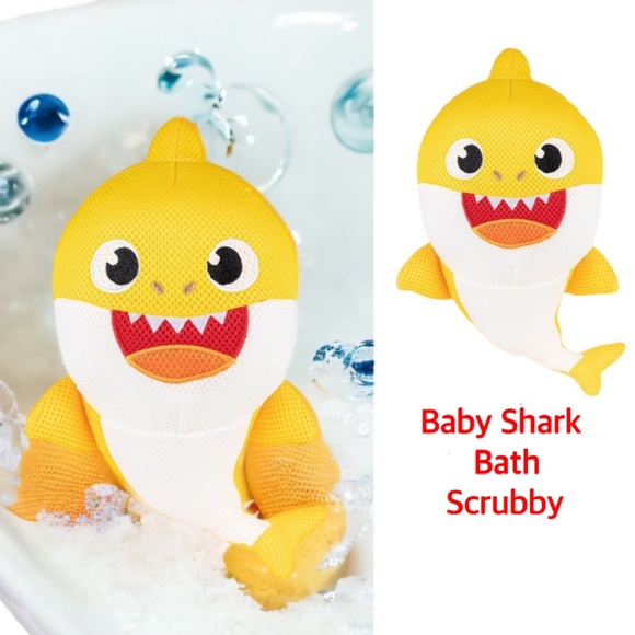 Pinkfong Baby Shark Bath Scrubby - Picture 1 of 10